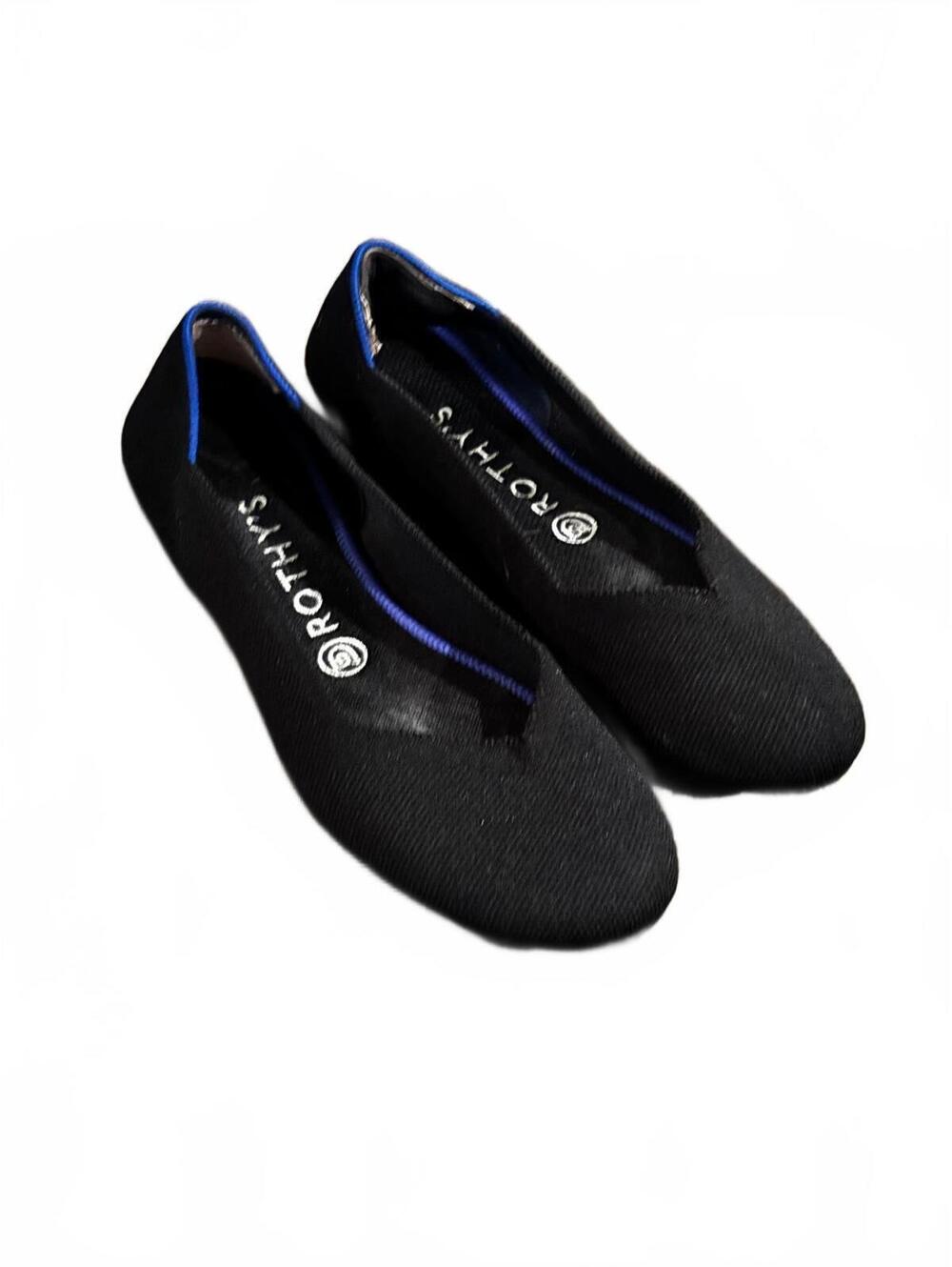 Rothy's Black Slip-On Flats Size 7